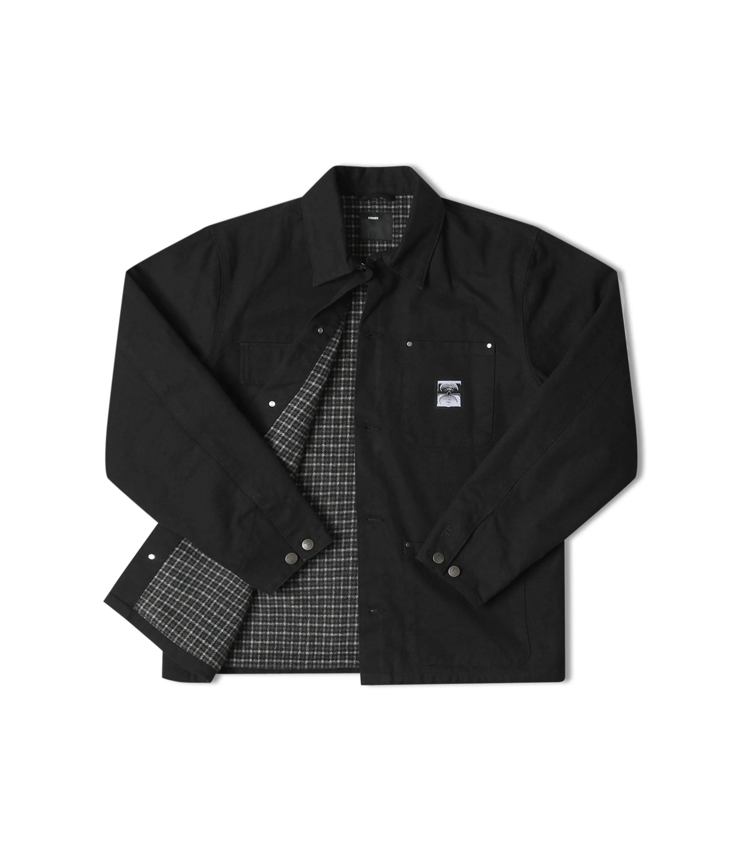 Former Merchandise - PRESS CHORE JACKET - Black - ARROW & BEAST