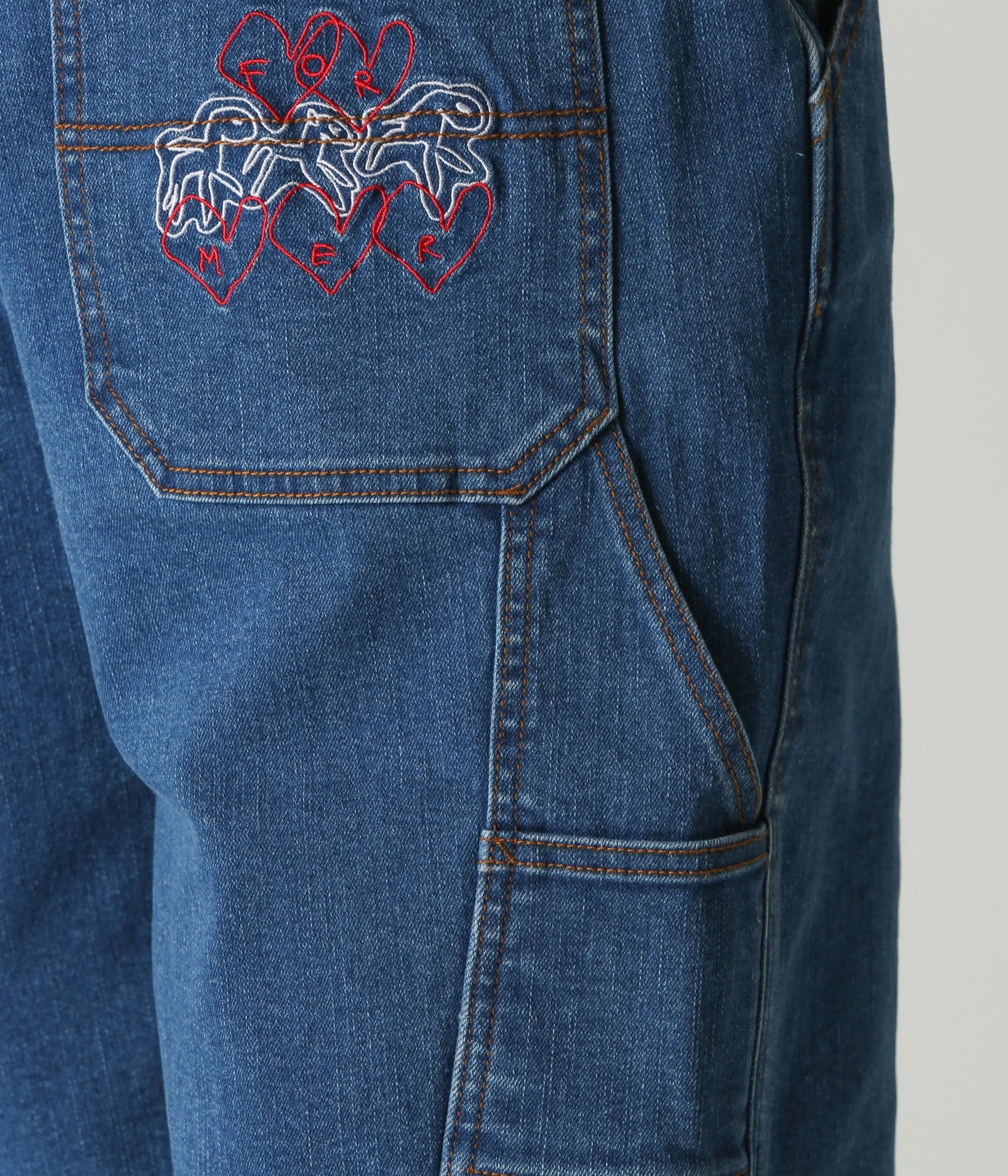 Former Merchandise - DISTEND DENIM WALKSHORT - Dark Blue Denim - ARROW & BEAST