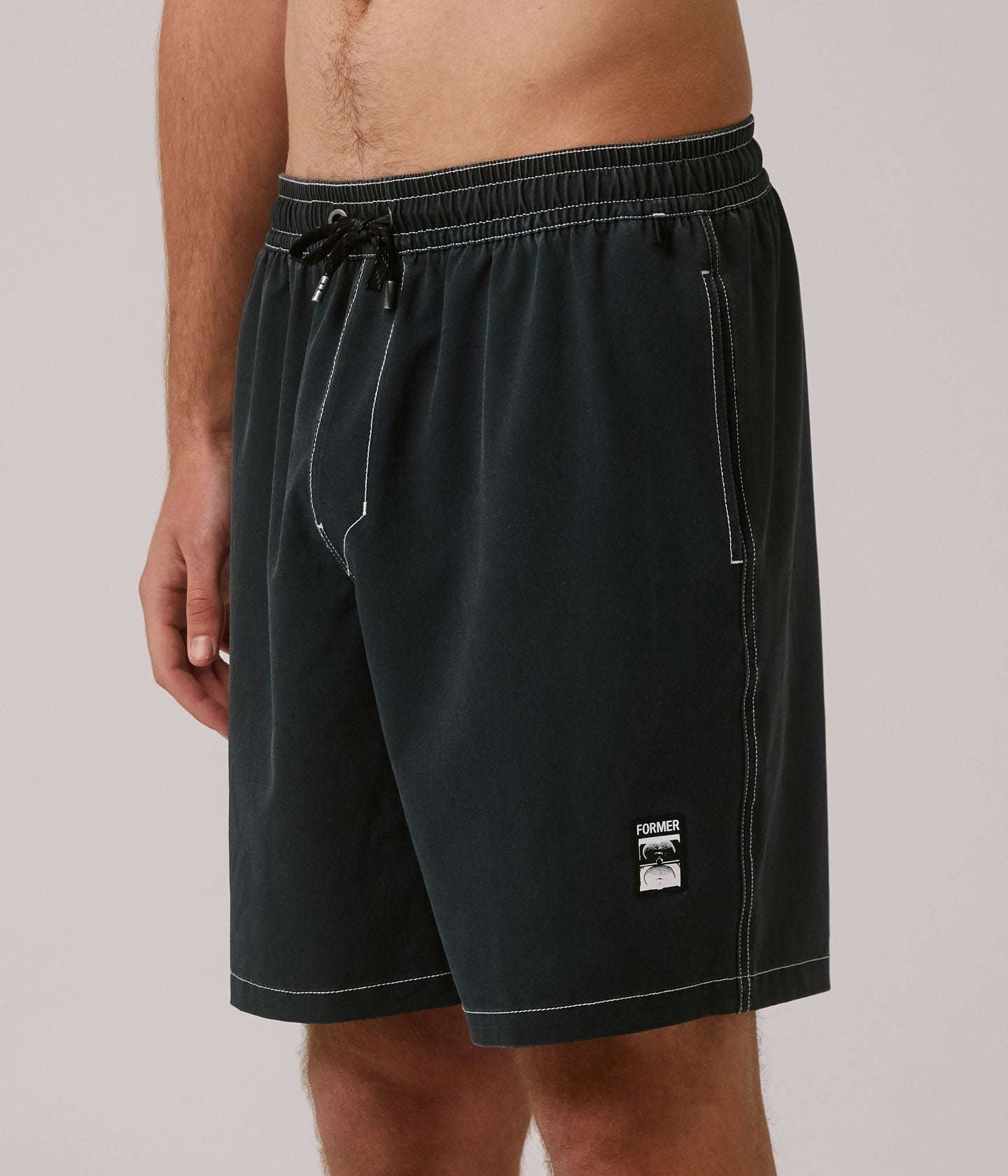 SWANS BAGGY SWIM TRUNK // BLACK