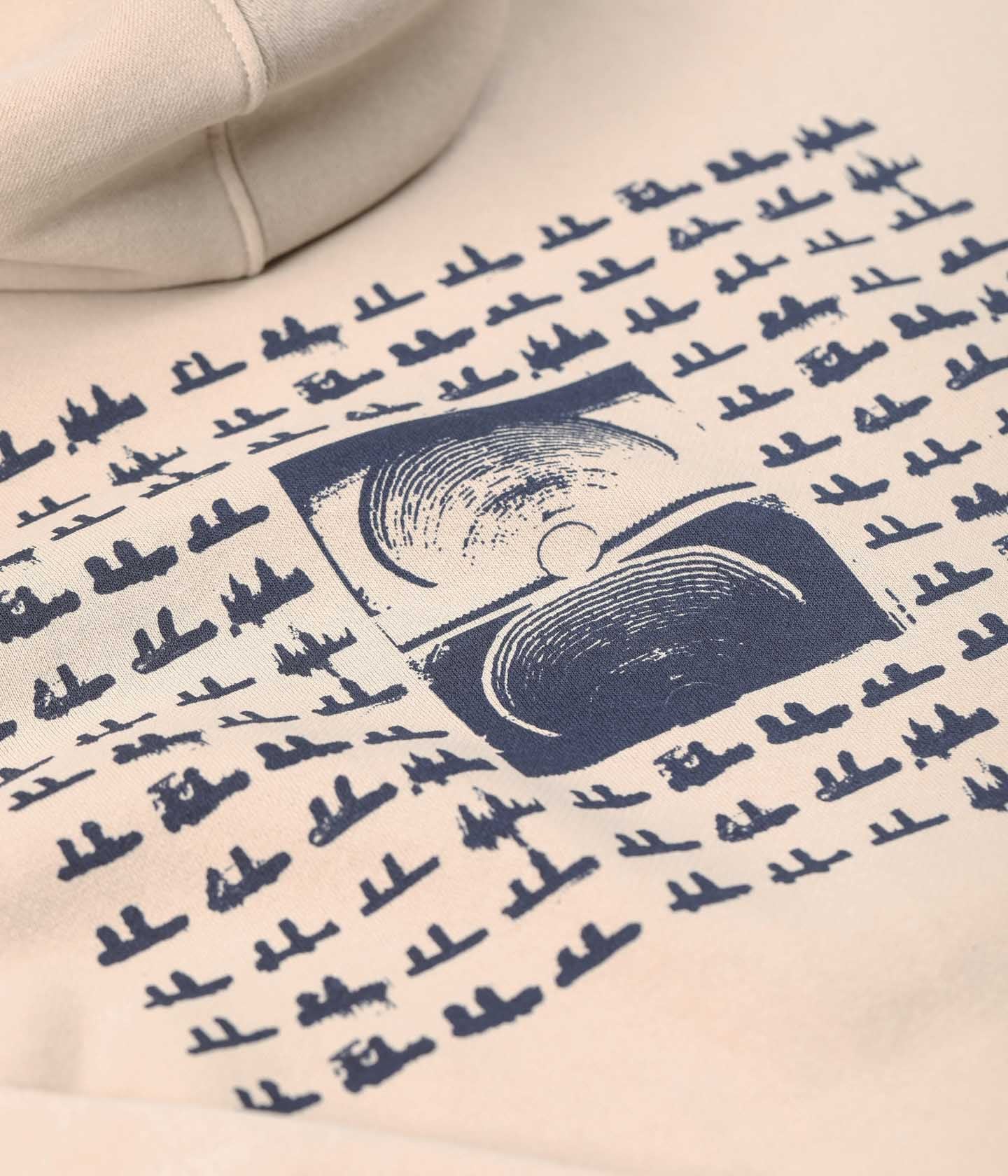 LABYRINTH HOOD // BONE