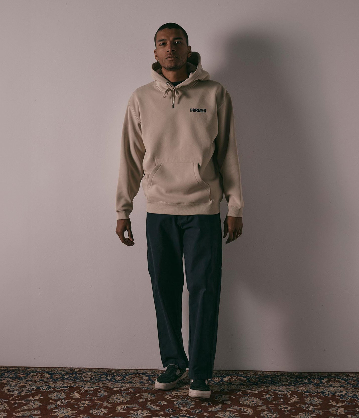 LABYRINTH HOOD // BONE