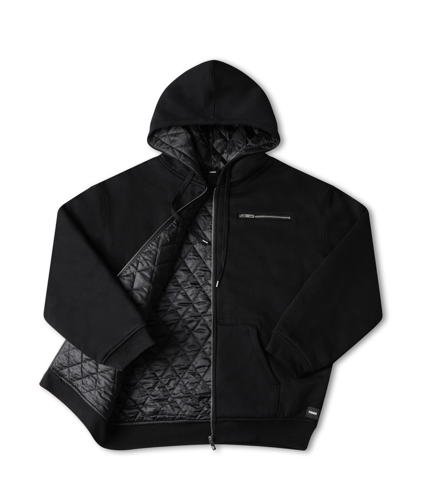 CA LINED ZT HOOD // BLACK
