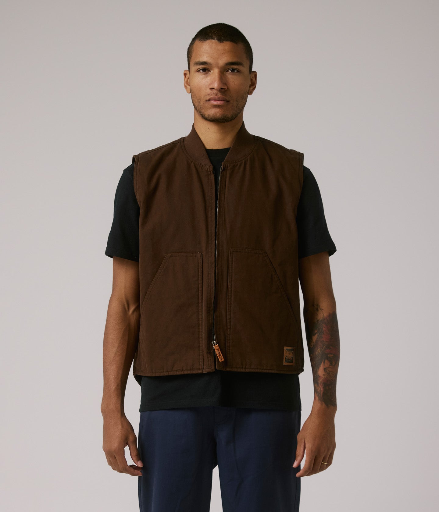 VT CANVAS VEST // BROWN