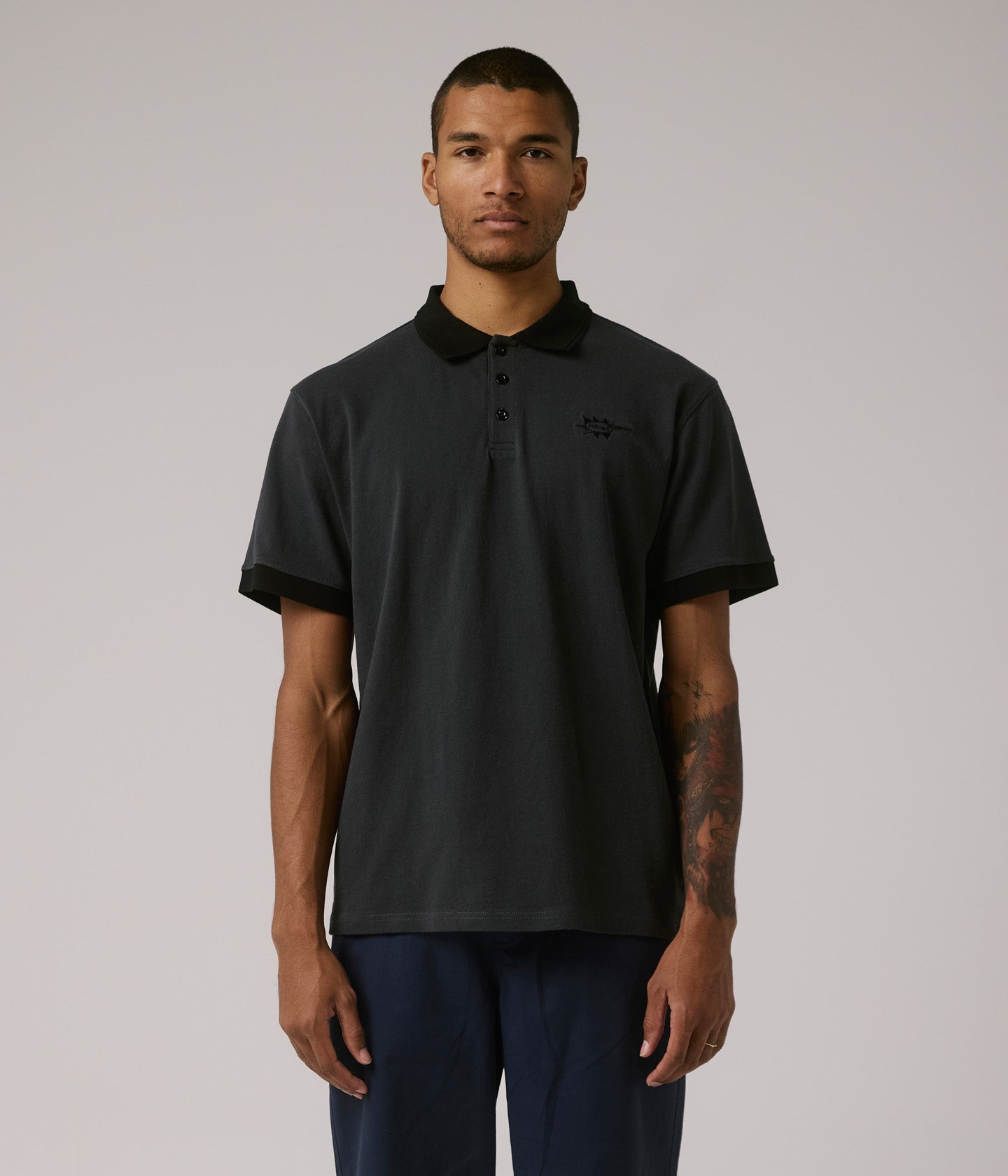 GLEAM SS POLO // TAUPE