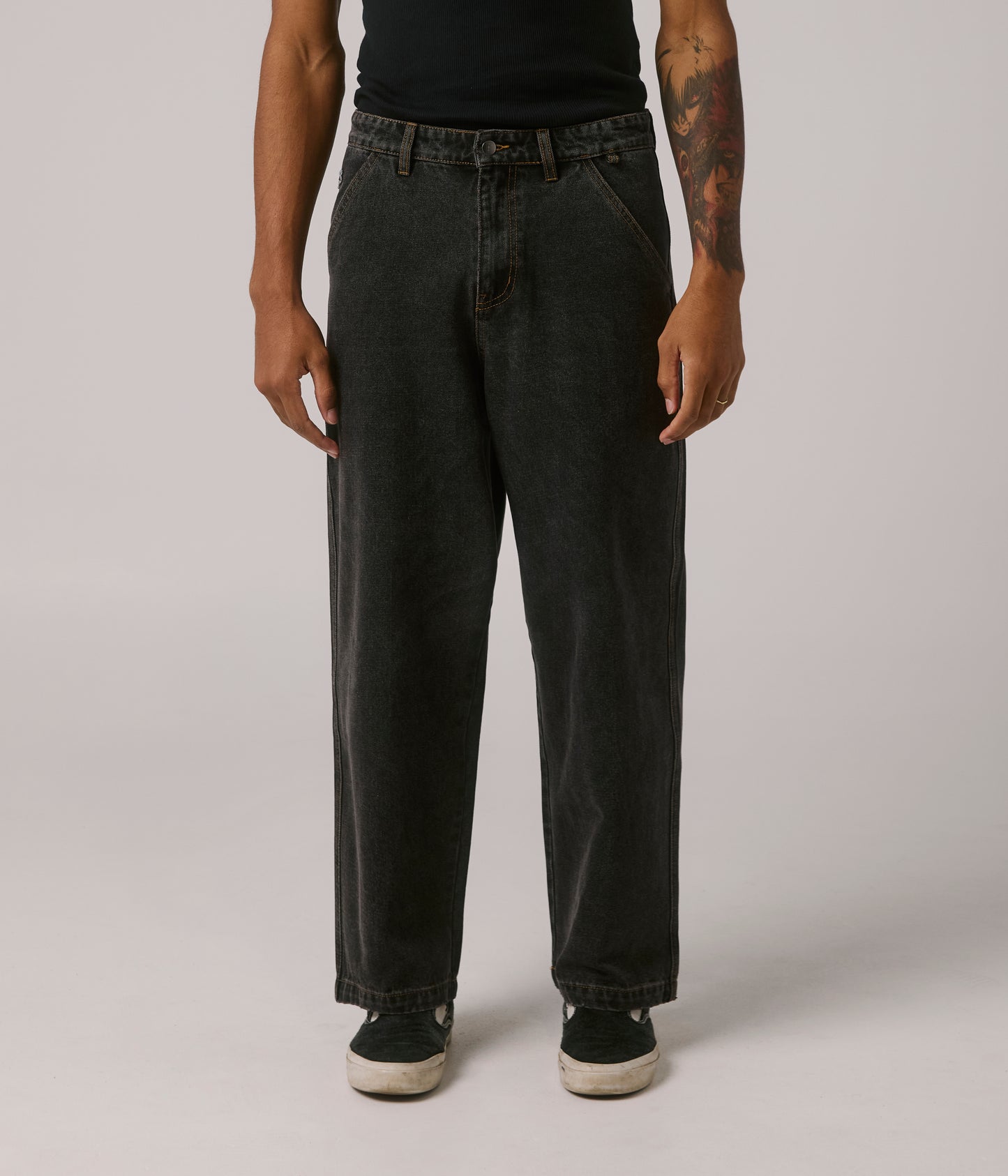 REYNOLDS DENIM PANT // WASHED BLACK
