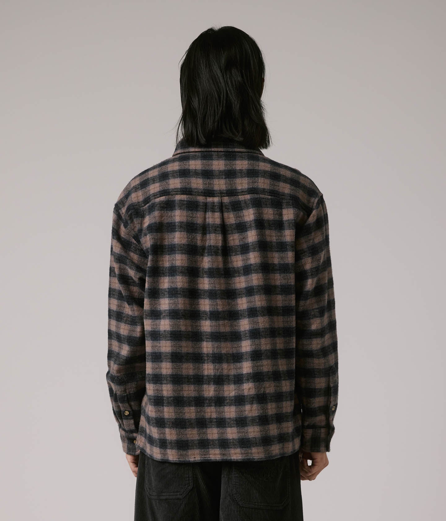 MANNERS PLAID LS SHIRT // TAUPE