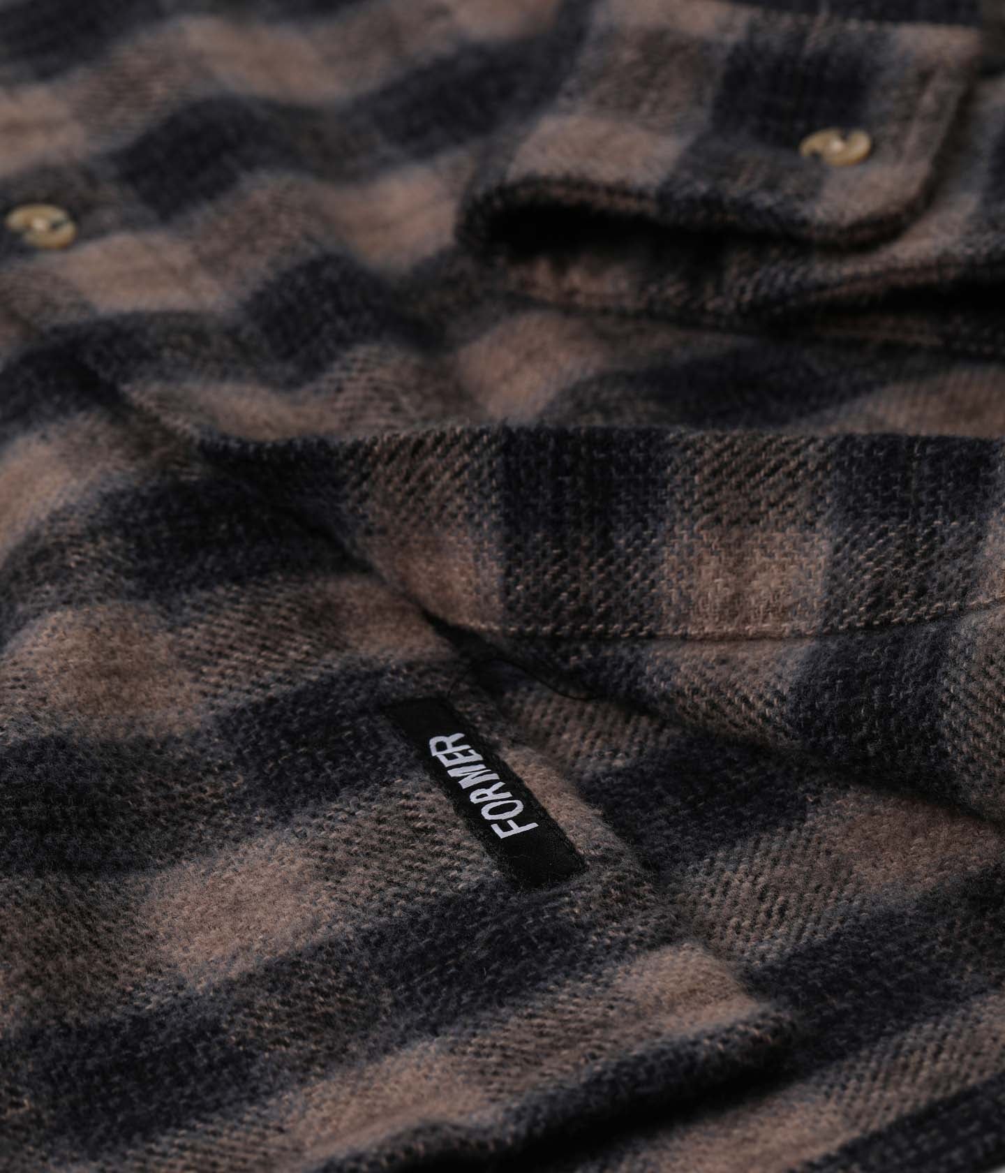MANNERS PLAID LS SHIRT // TAUPE