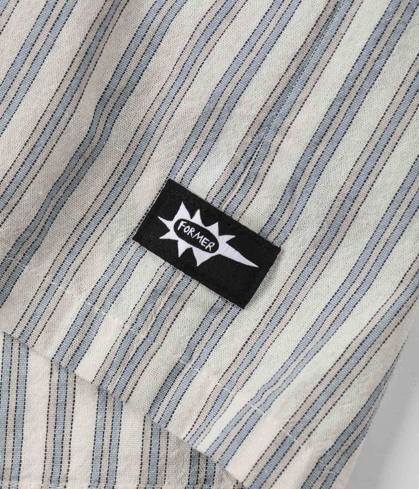 REYNOLDS STRIPE SS SHIRT // BONE