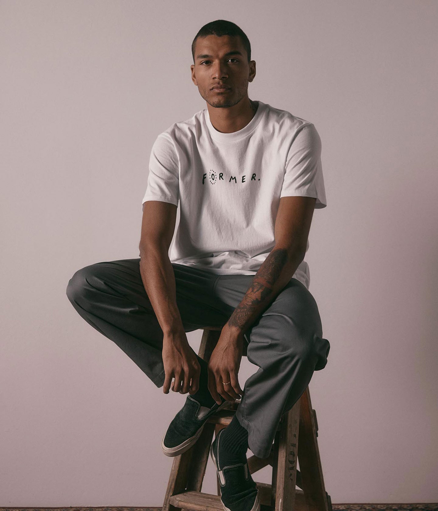 SKITTISH T-SHIRT // WHITE