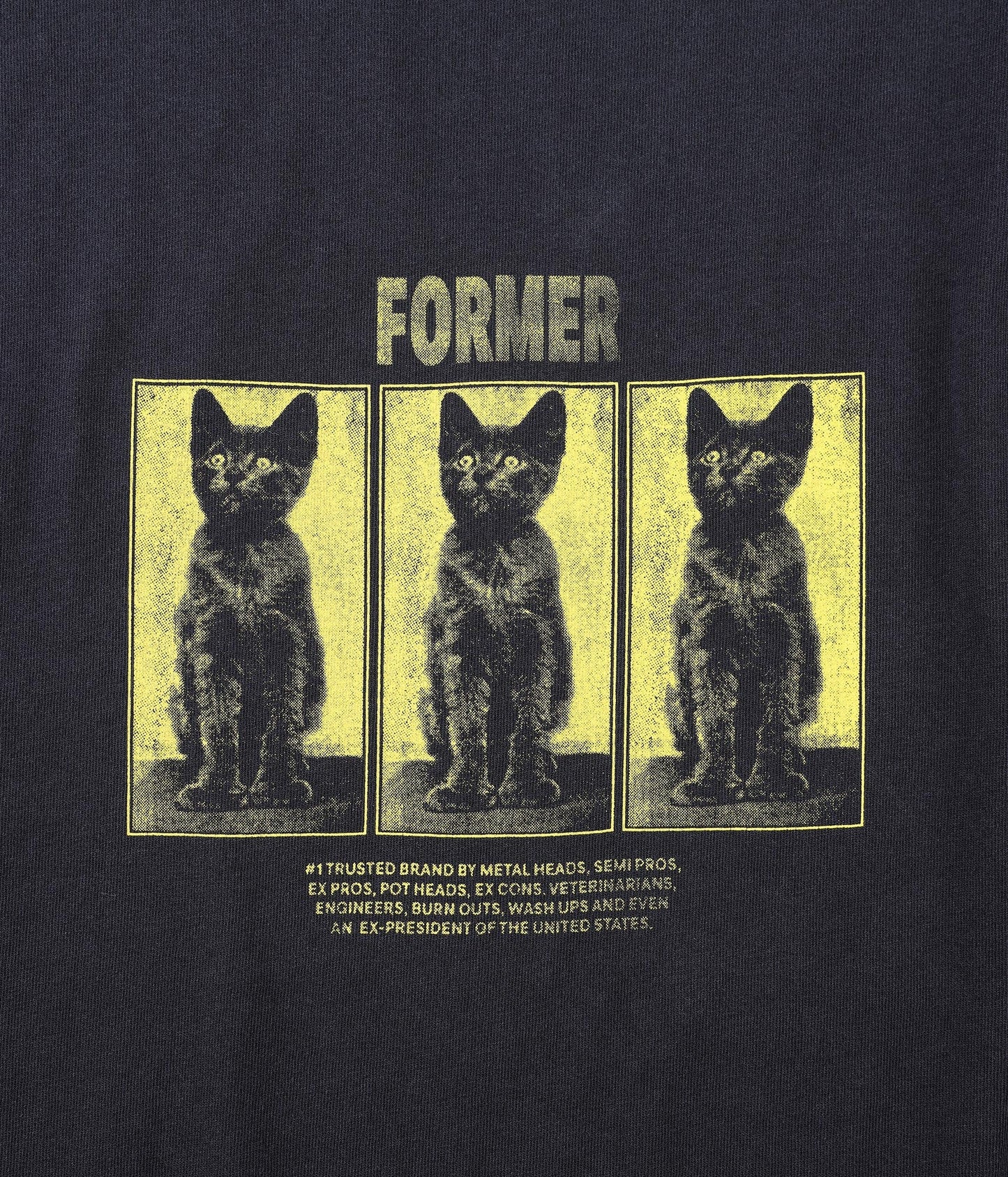 Former Vet T-shirt Washed Black