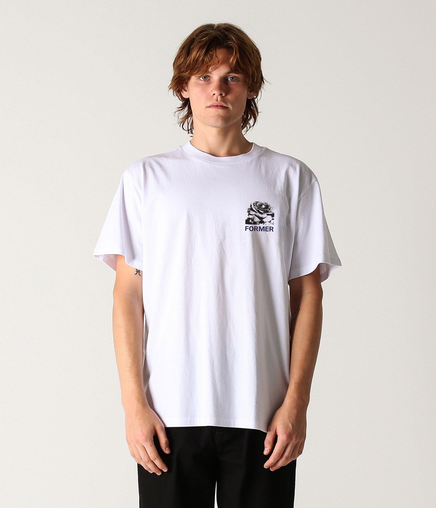 ROSE CRUX T-SHIRT // WHITE