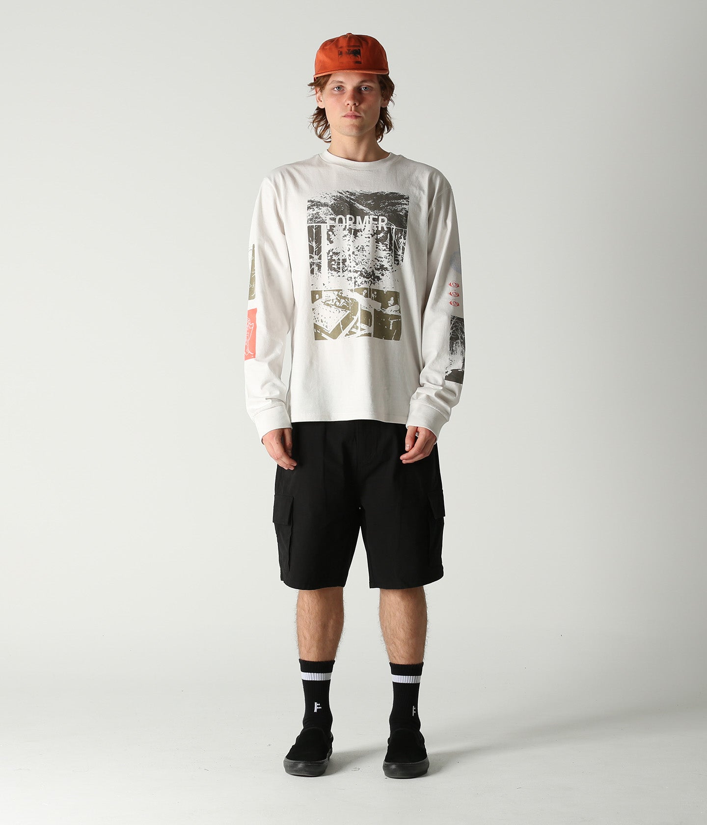 DISTEND CARGO WALKSHORT // WASHED BLACK