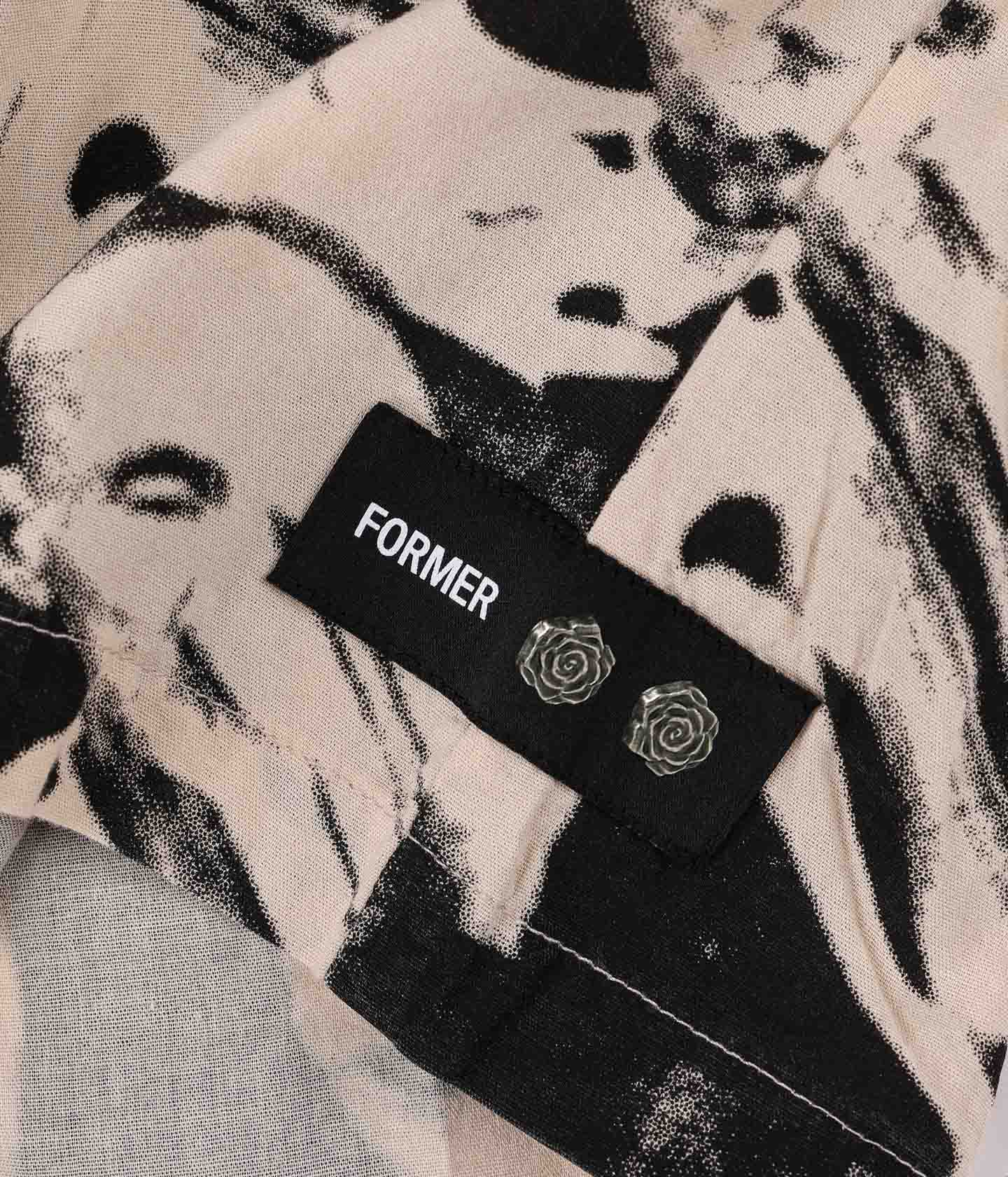 DISTORT SS SHIRT // BONE