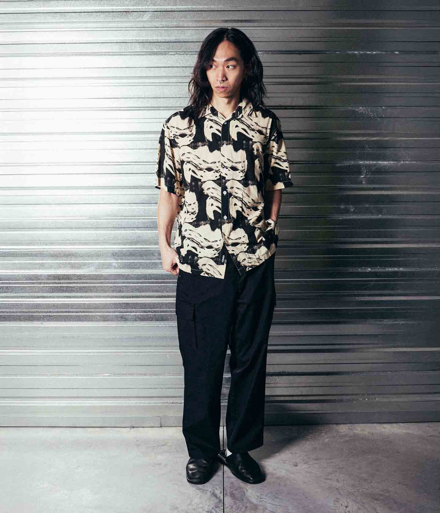 DISTORT SS SHIRT // BONE