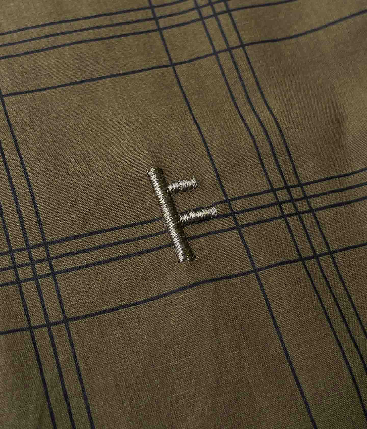 WINDOWPANE SS SHIRT // OLIVE