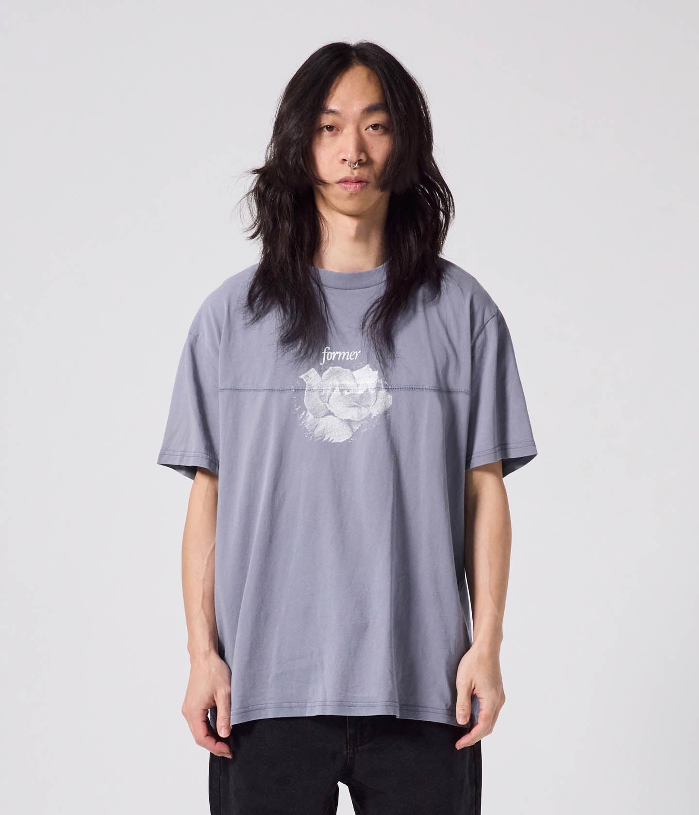 FOLIUM T-SHIRT // WASHED STEEL