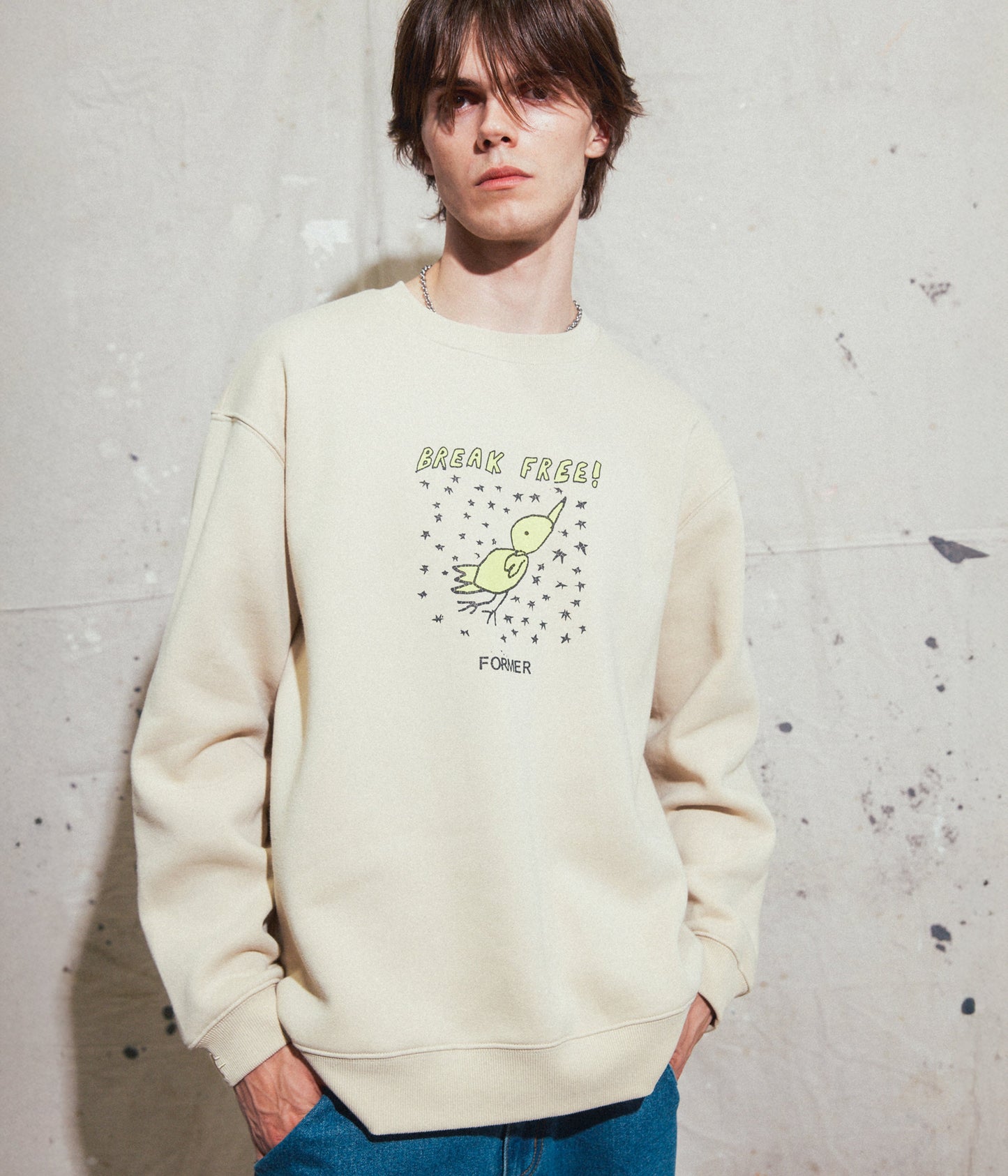 BREAK FREE CREW // BONE