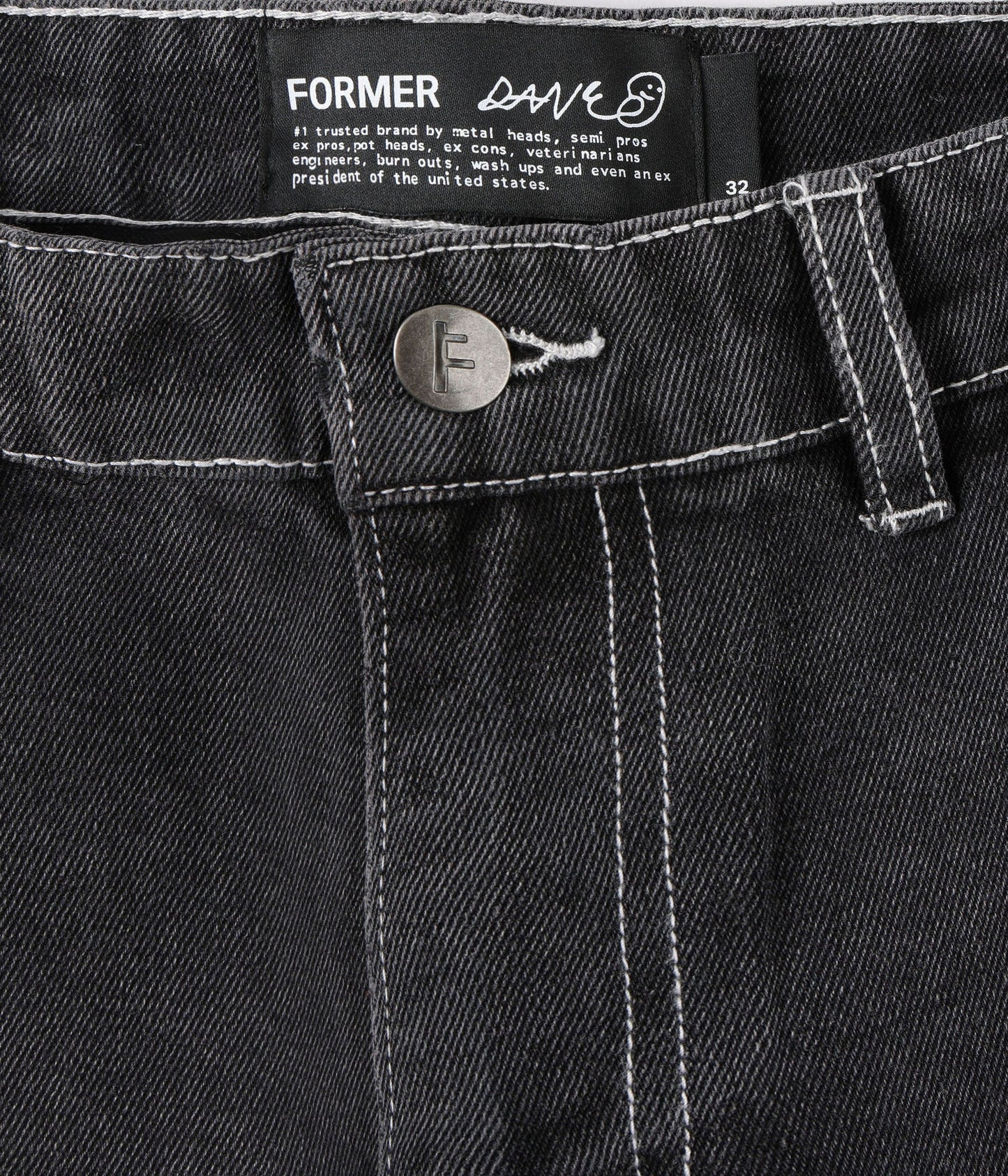 REYNOLDS FLATLINE DENIM PANT // WASHED BLACK