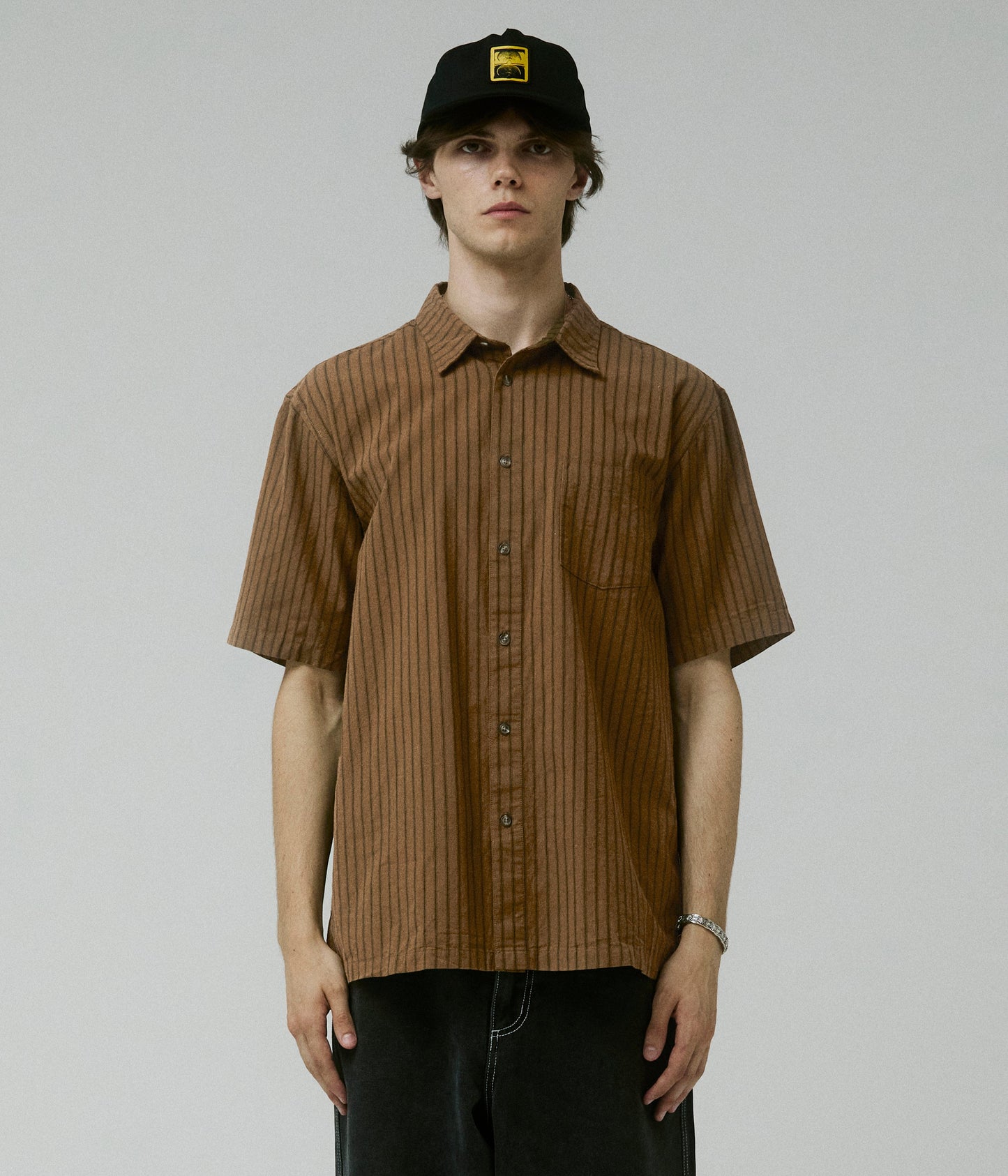 REYNOLDS STRIPE SS SHIRT // BARK