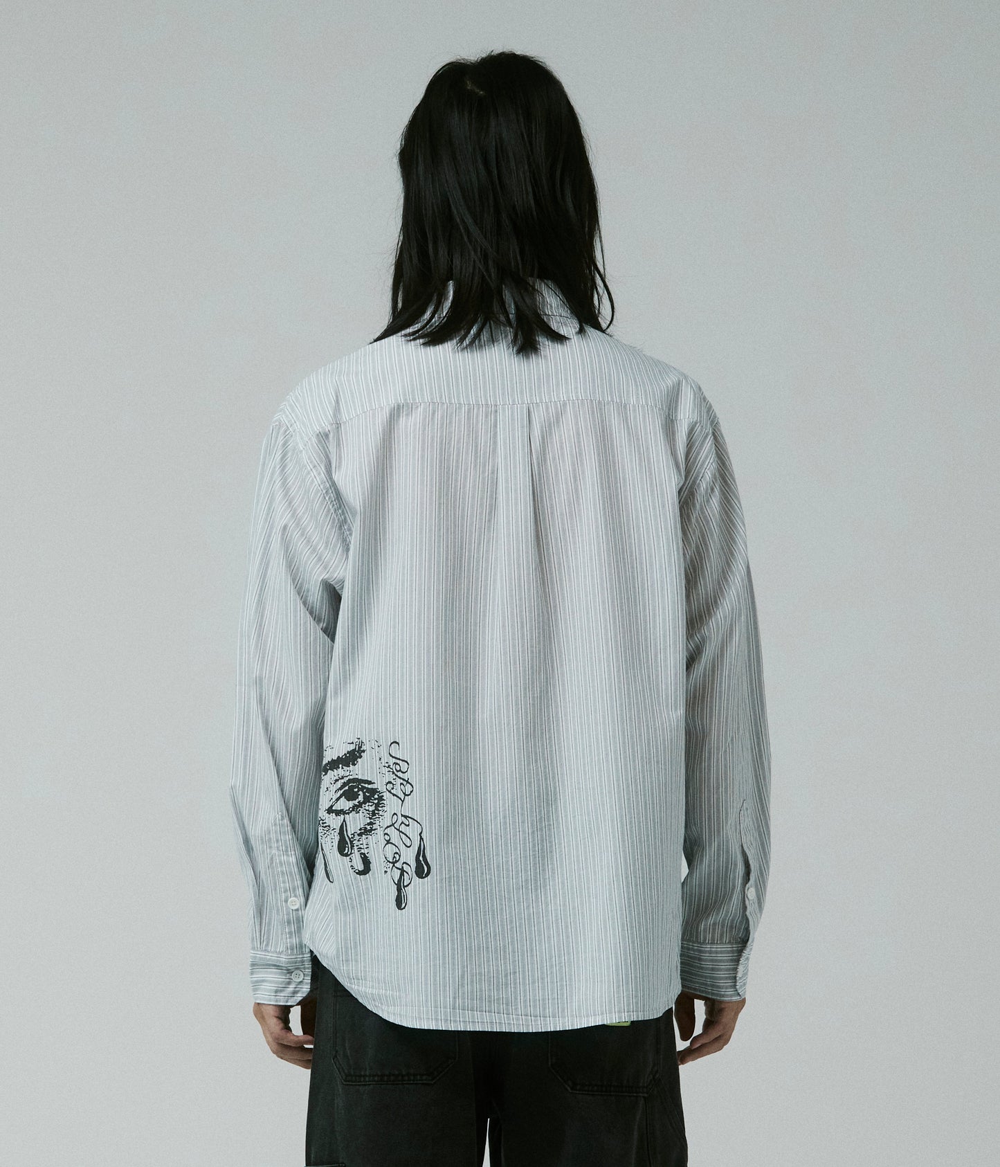 VIVIAN WEEPING LS SHIRT // WHITE