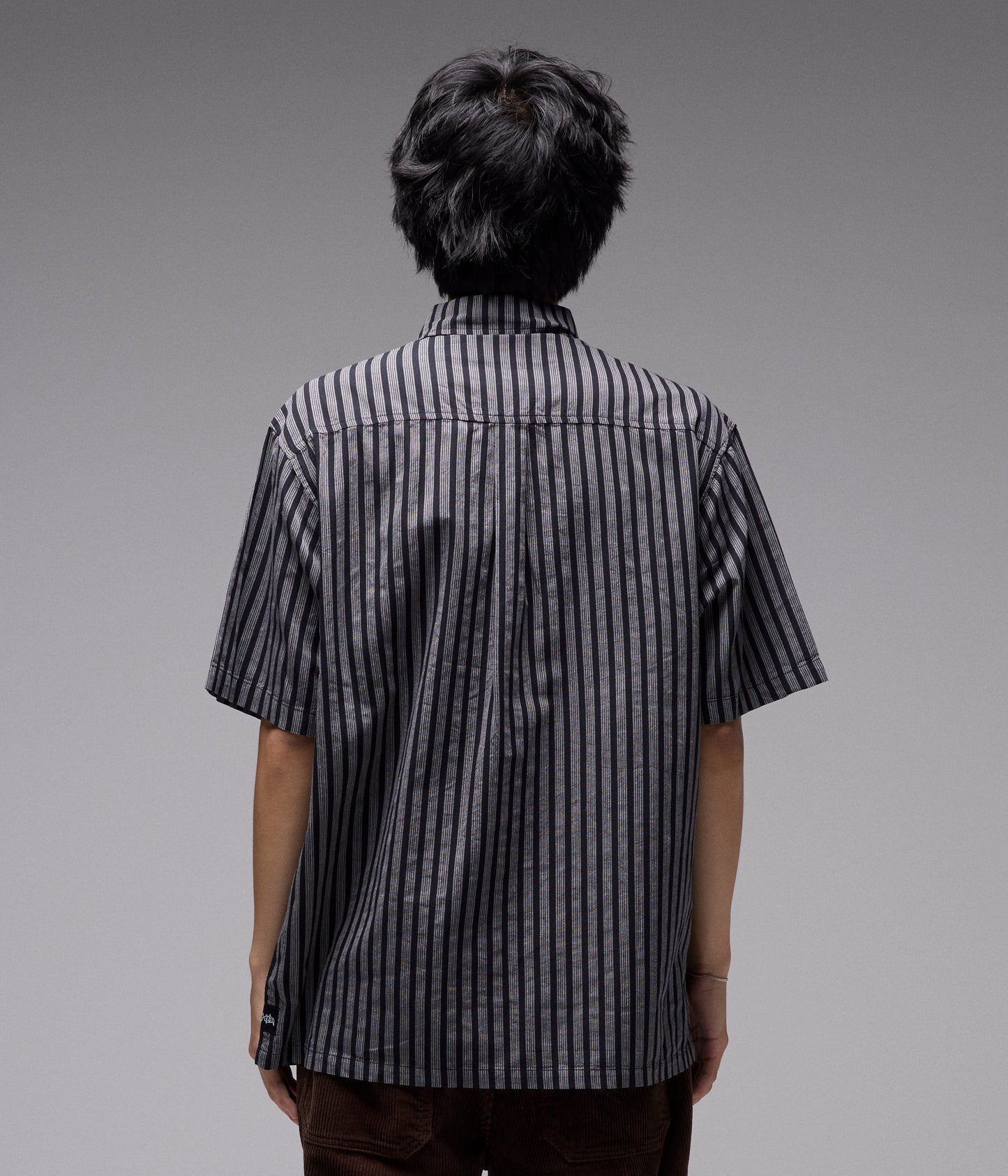 REYNOLDS STRIPE SS SHIRT // MIDNIGHT