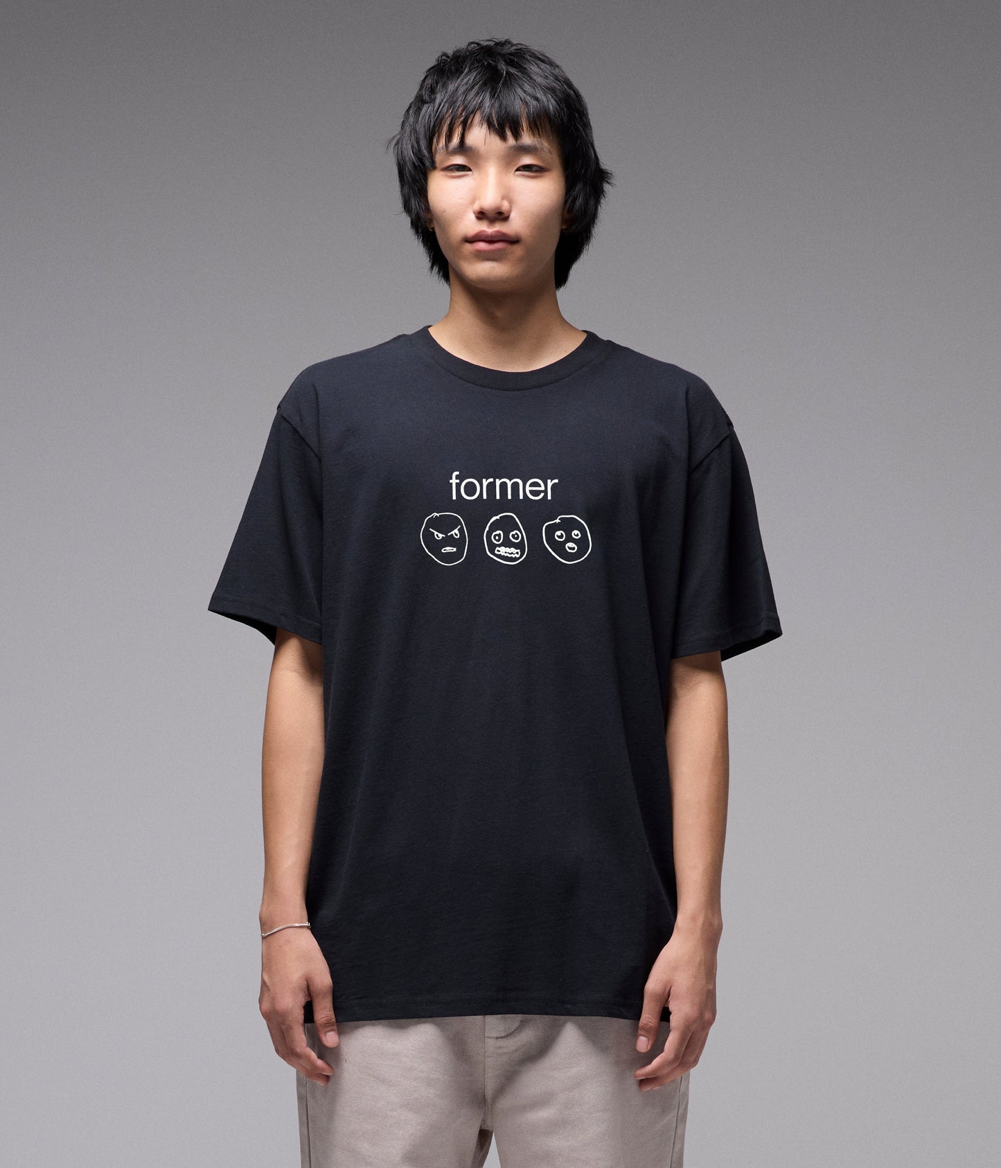 OSCILLATING T-SHIRT // BLACK