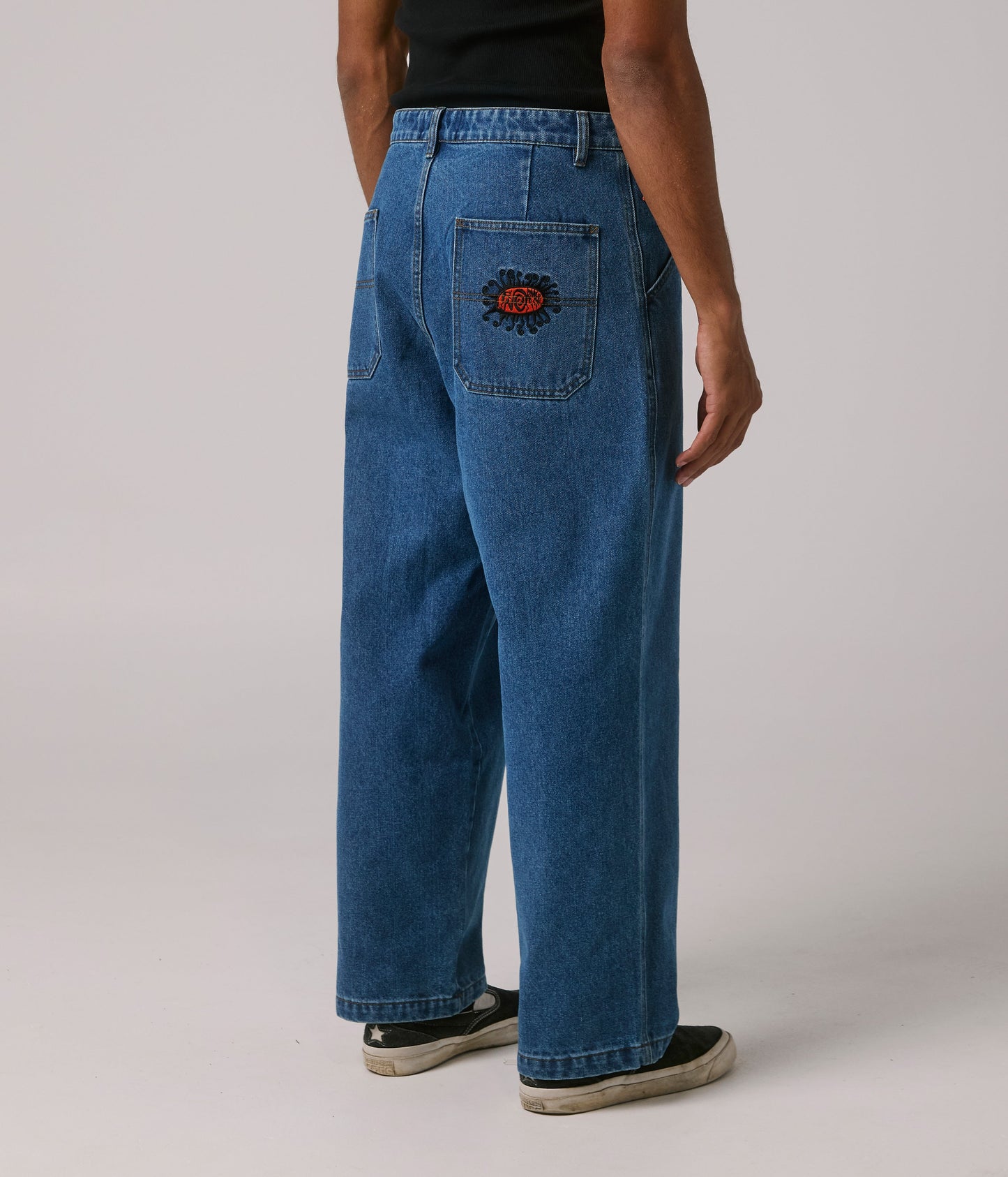 FORMER MERCHANDISE REYNOLDS DENIM PANT WORN BLUE