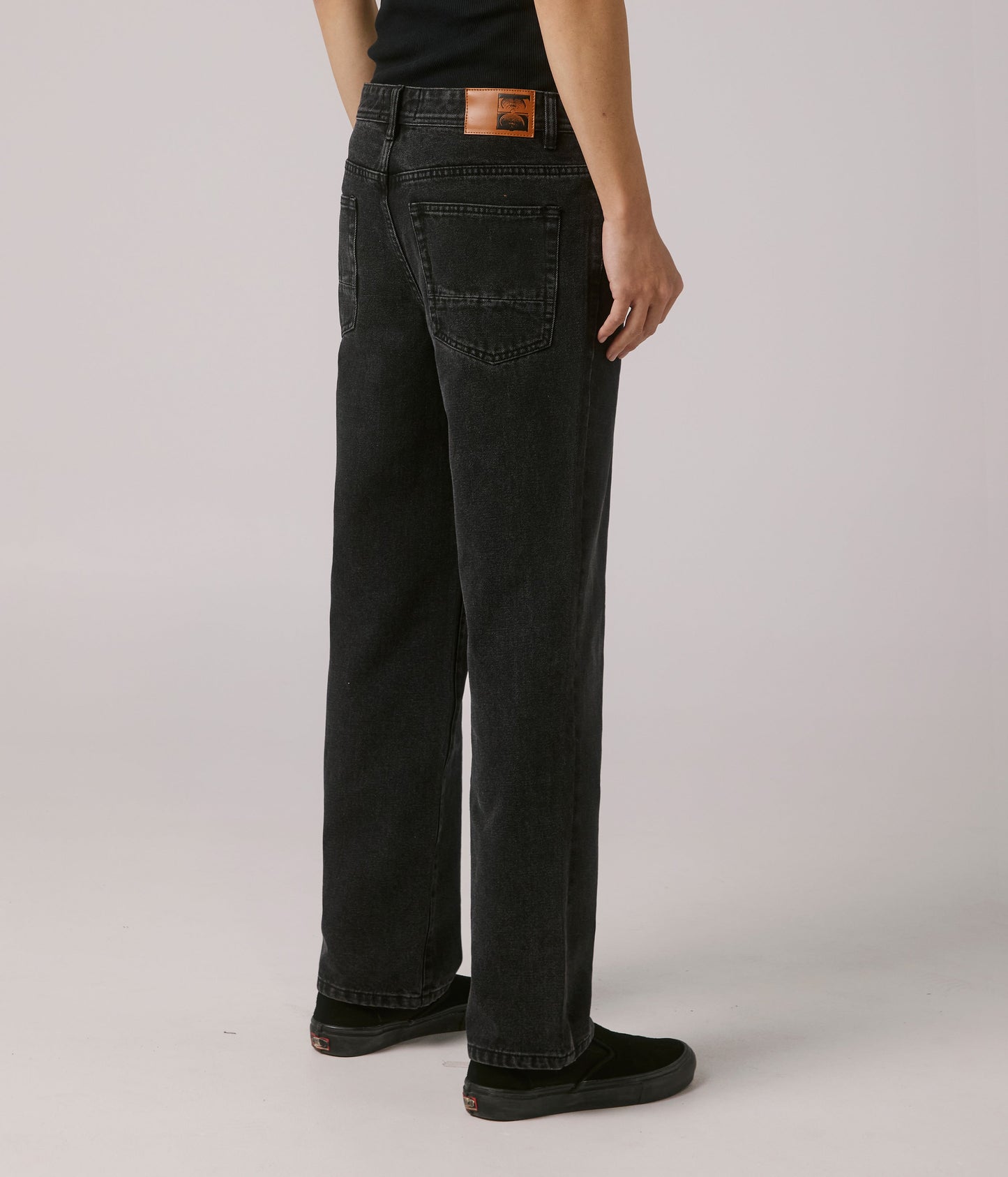 FORMER MERCHANDISE CRUX DENIM PANT WASHED BLACK
