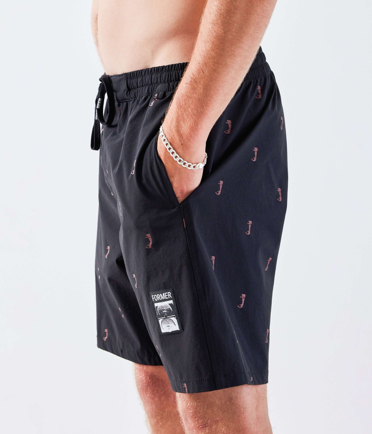 MEIN SWANS SWIM TRUNK // BLACK
