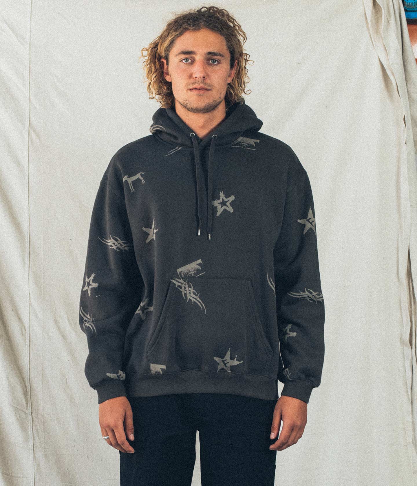 WISHING HOOD // WORN BLACK