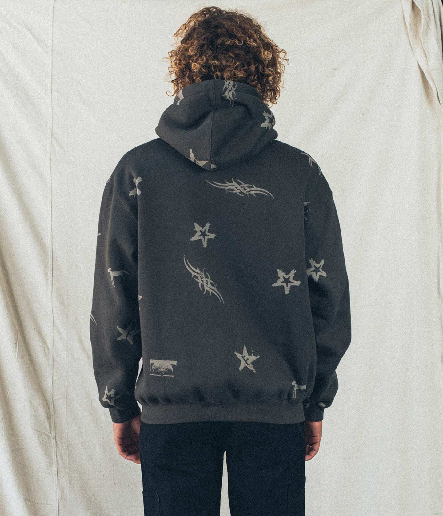 WISHING HOOD // WORN BLACK