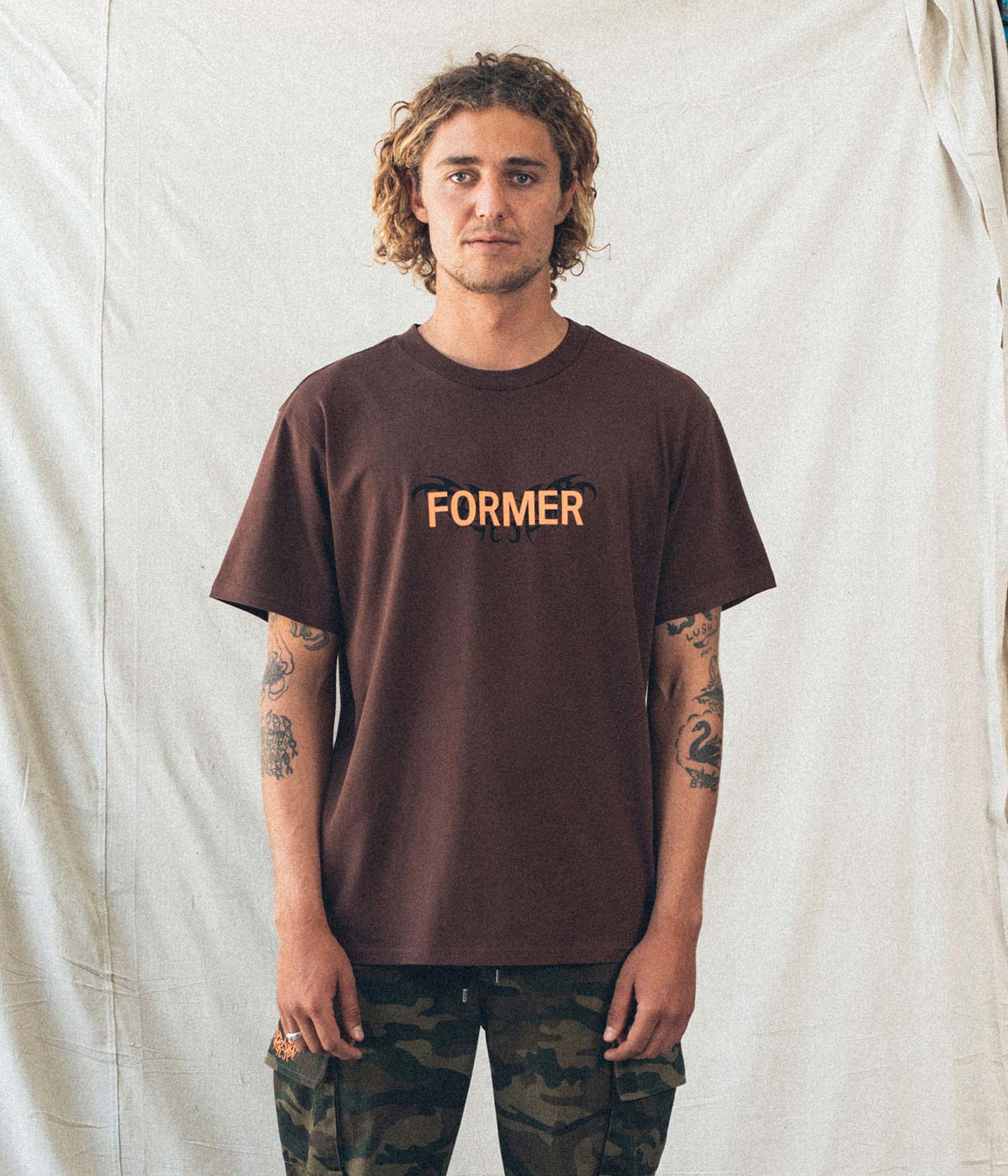 TRIBAL LEGACY T-SHIRT // CHOCOLATE