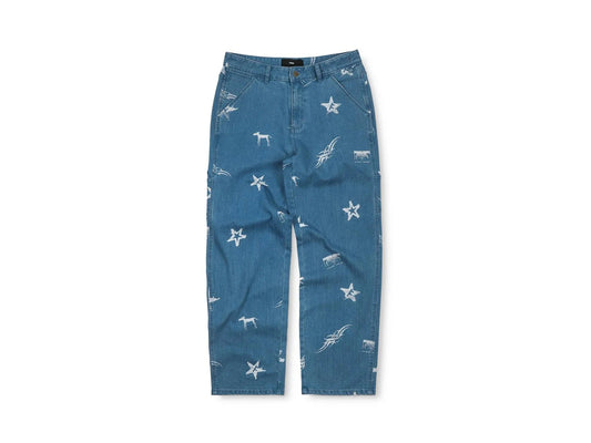 Former Merchandise - DISTEND WISHING JEAN - Worn Blue - ARROW & BEAST