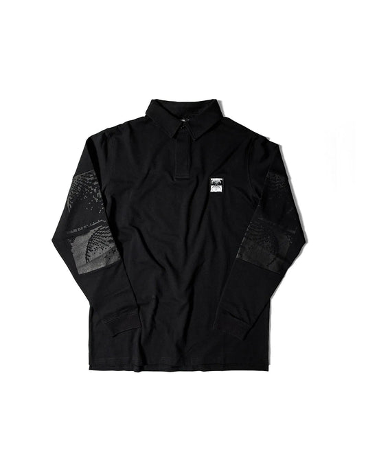 Former - REYNOLDS RUGBY SHIRT - Black - ARROW & BEAST