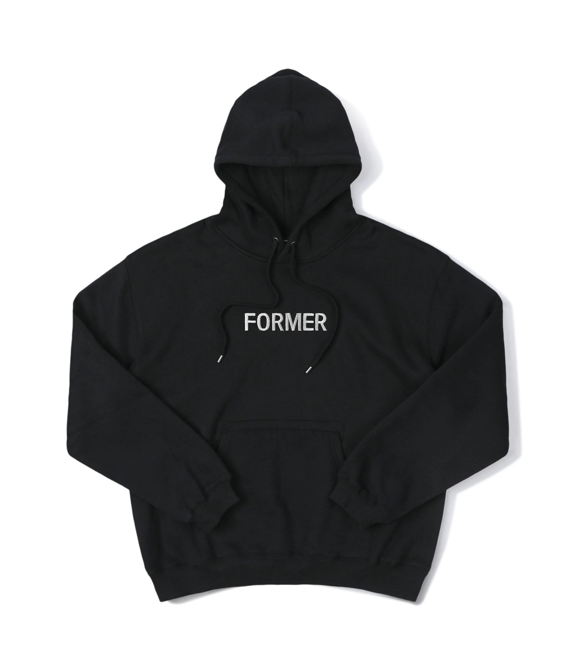 Former Merchandise - LEGACY EMB HOOD - Black - ARROW & BEAST