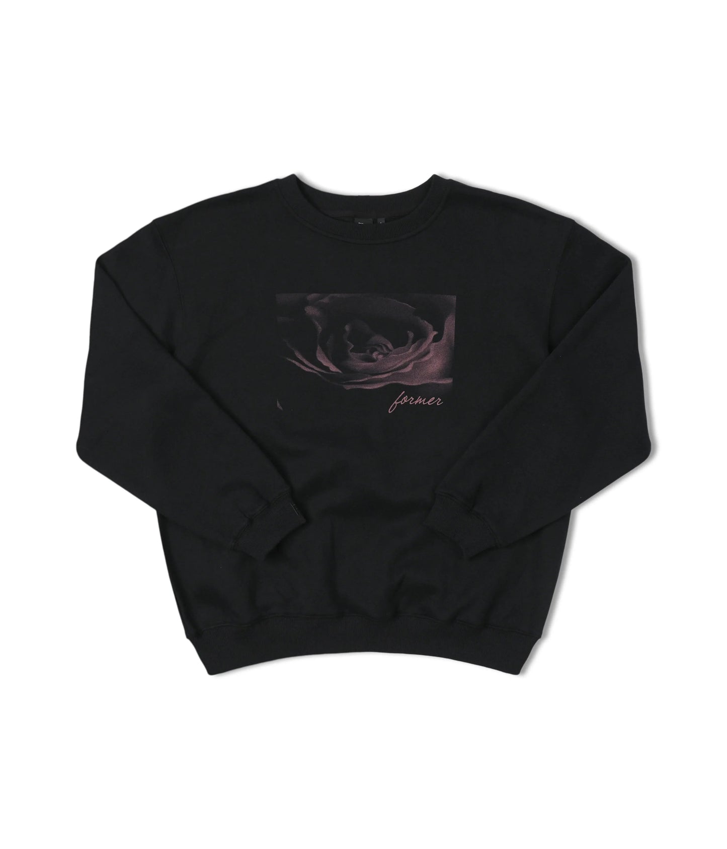 Former Merchandise - BLOOM CREW - Black - ARROW & BEAST