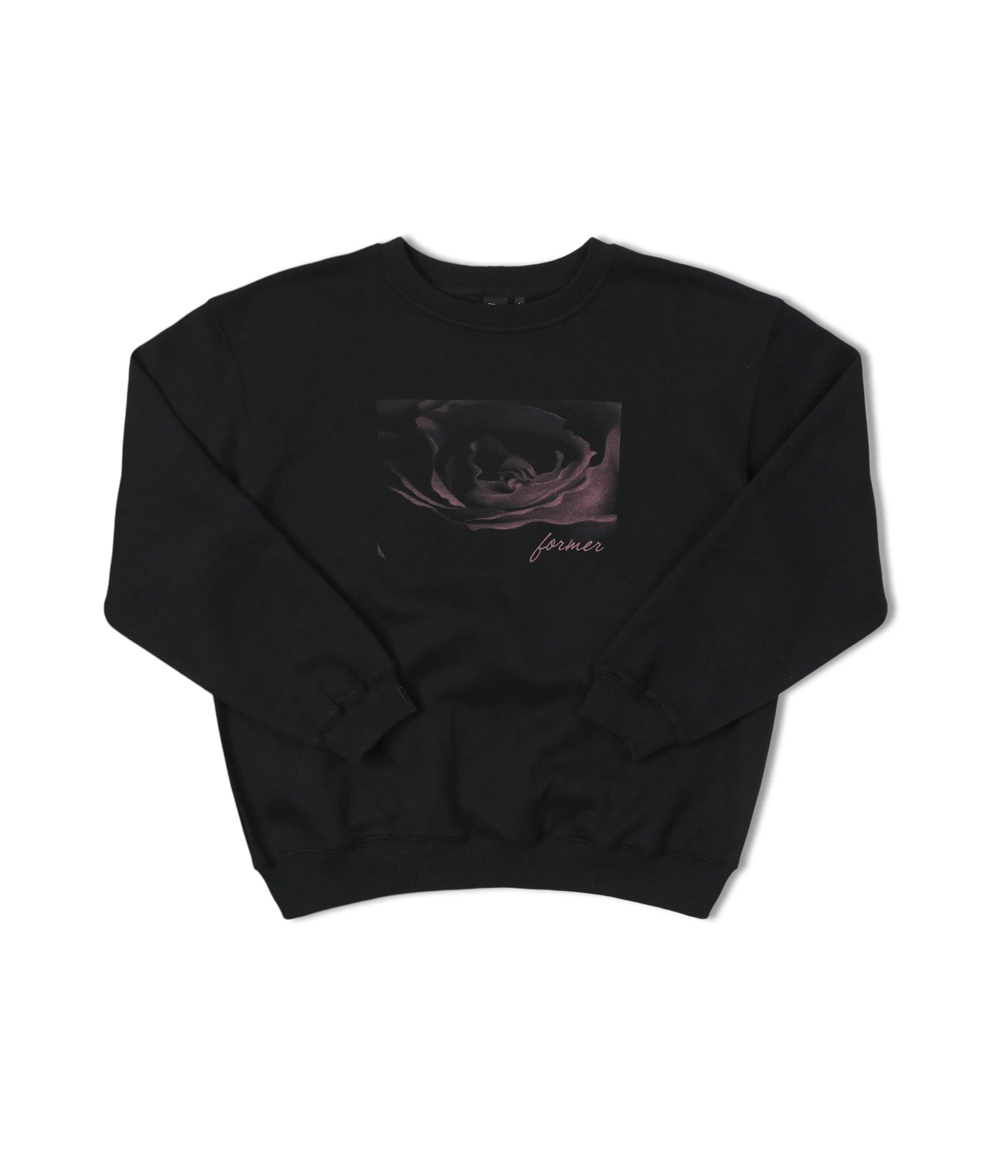 Former Merchandise - BLOOM CREW - Black - ARROW & BEAST