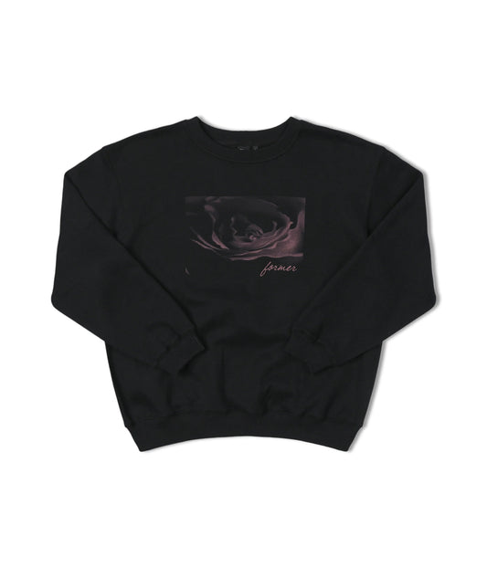Former Merchandise - BLOOM CREW - Black - ARROW & BEAST