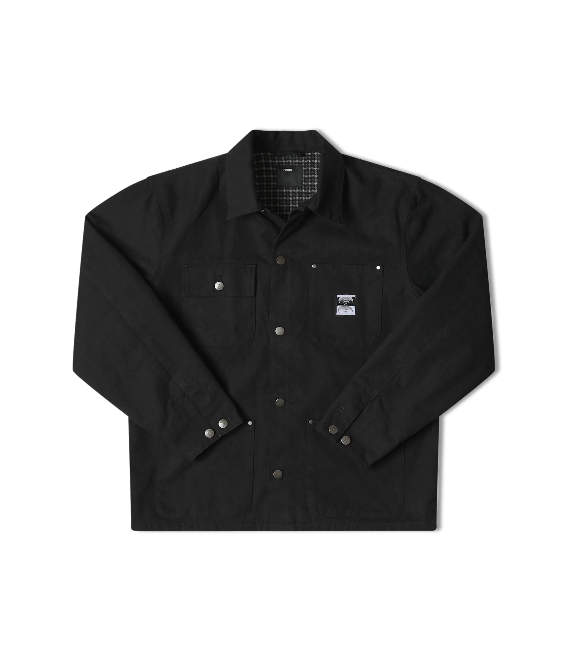 Former Merchandise - PRESS CHORE JACKET - Black - ARROW & BEAST