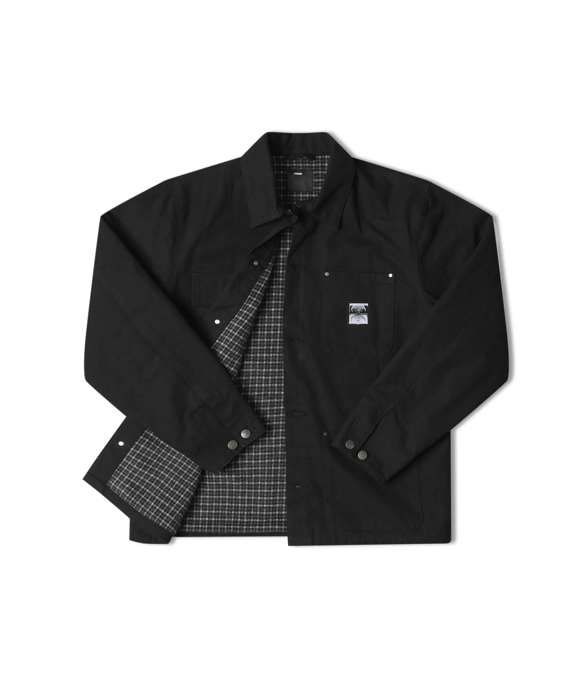 Former Merchandise - PRESS CHORE JACKET - Black - ARROW & BEAST
