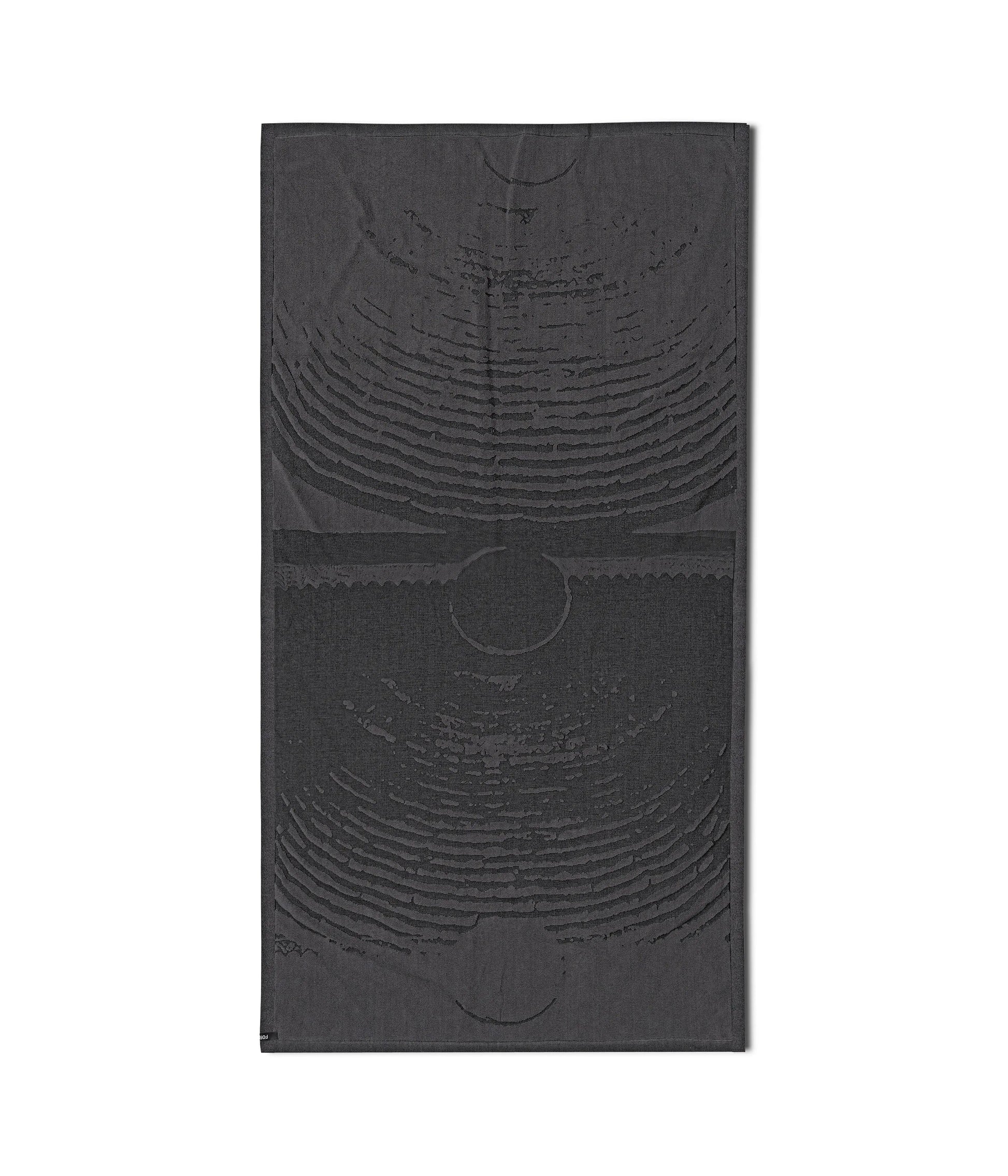 Former Merchandise - CRUX BEACH TOWEL - BLACK CHARCOAL - ARROW & BEAST