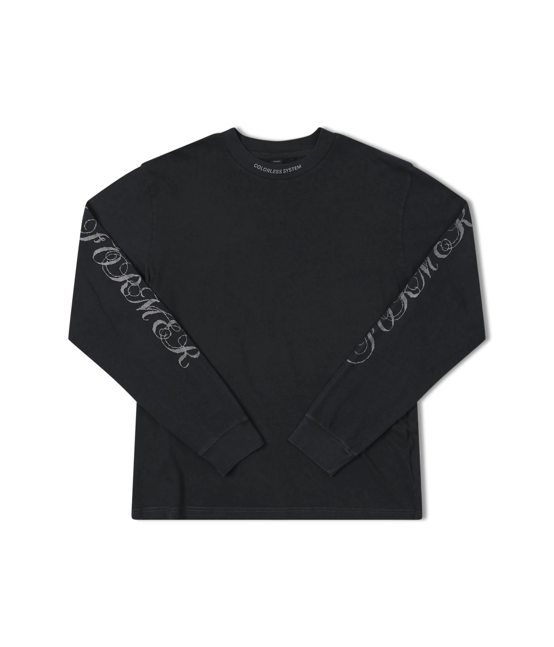 Former Merchandise - WIRE LS T-SHIRT - Washed Black - ARROW & BEAST