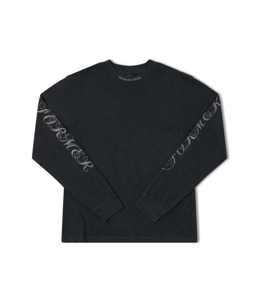 Former Merchandise - WIRE LS T-SHIRT - Washed Black - ARROW & BEAST