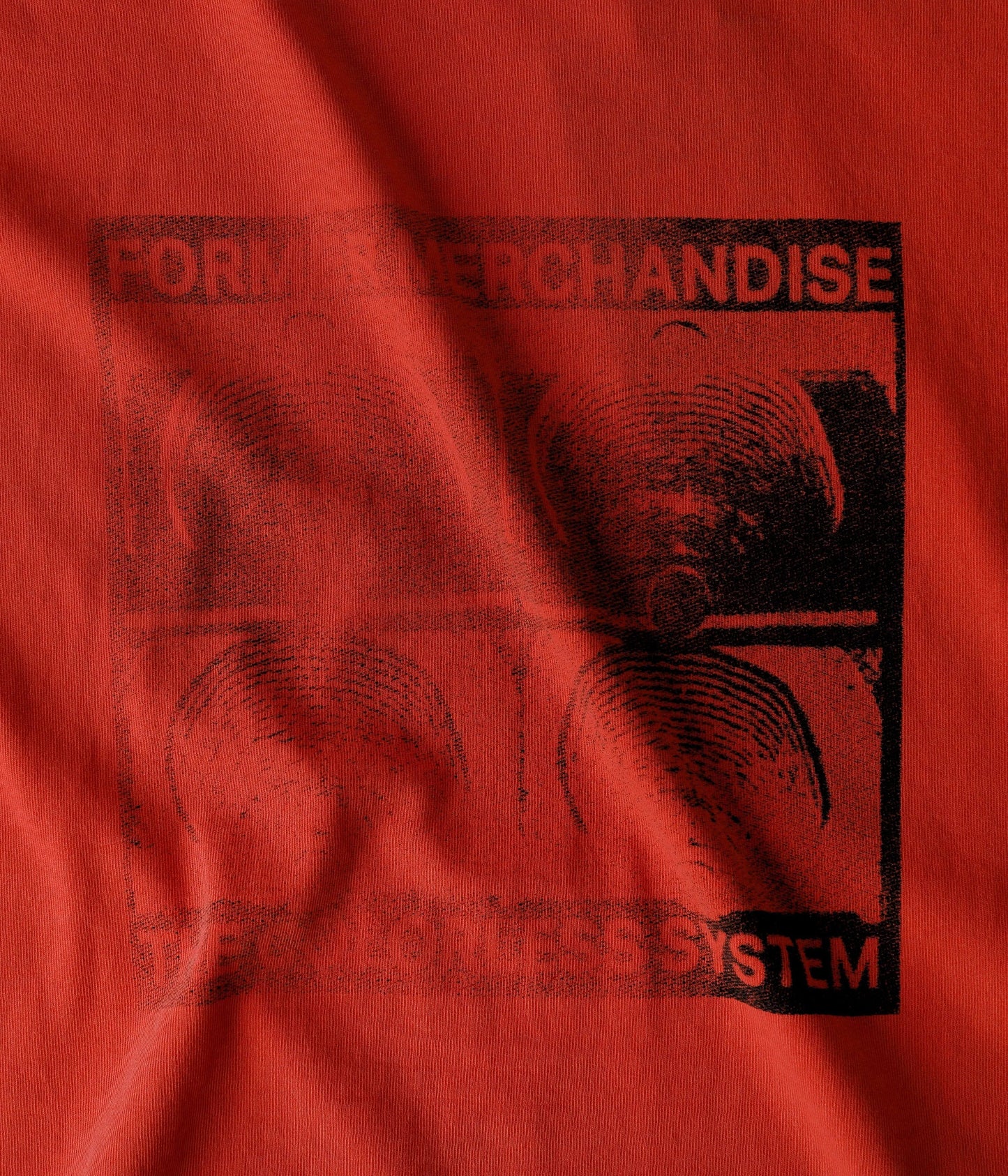 Former Merchandise - CRUX SCAN T-SHIRT - Orange - ARROW & BEAST