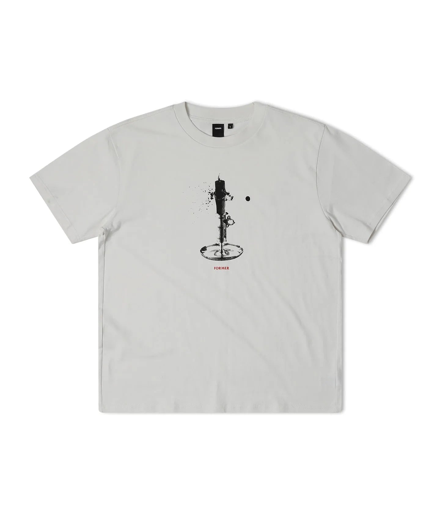 Former Merchandise Black out Oversized Tee Bone - ARROW & BEAST