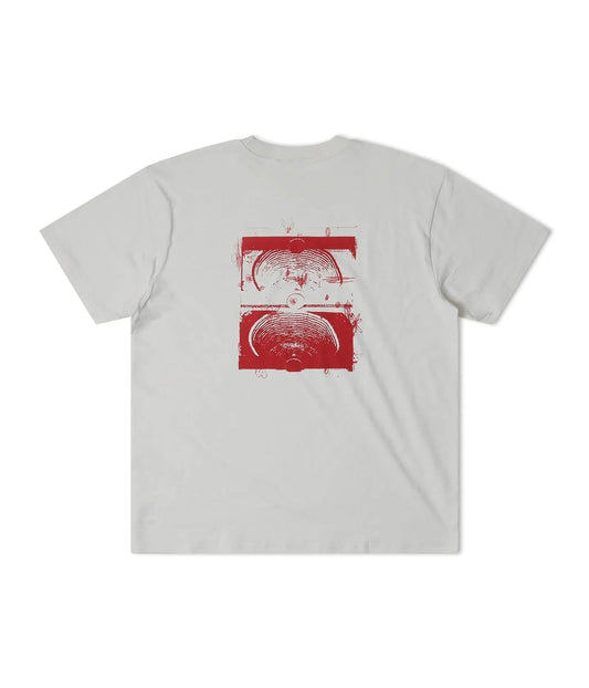 Former Merchandise - CRUX SCRATCH T-SHIRT - BONE - ARROW & BEAST