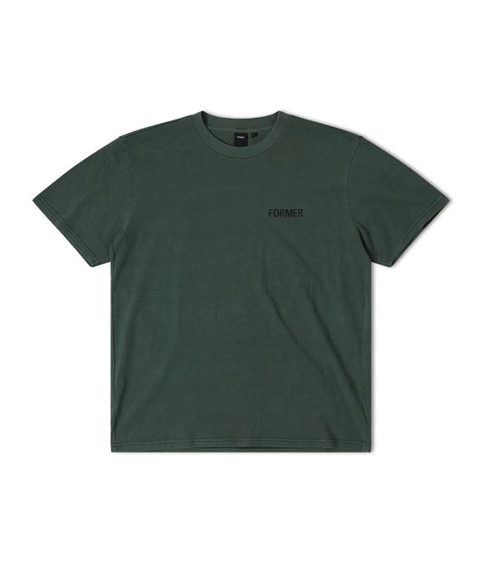 Former Merchandise - CRUX SCRATCH T-SHIRT - WASHED GREEN - ARROW & BEAST