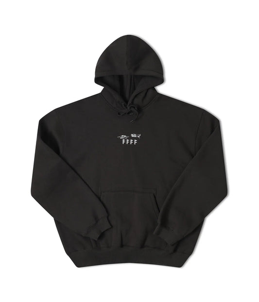 Former Merchandise - FLOURISH CRUX HOOD - WASHED BLACK - ARROW & BEAST