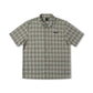 Former Merchandise - MANNERS CHECK SS SHIRT - GREEN BROWN - ARROW & BEAST