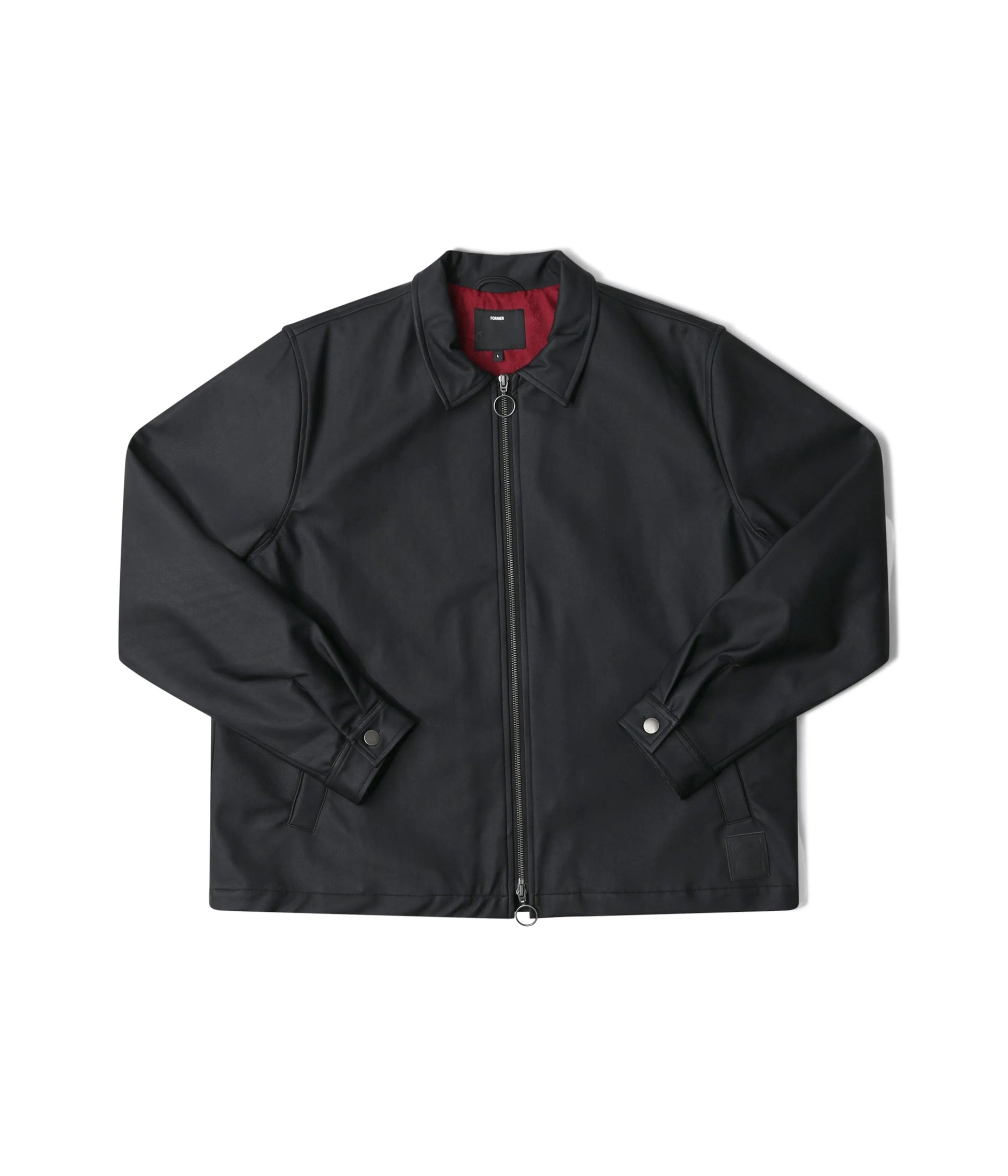Former Merchandise - CAGE LEATHER JACKET Black - Black - ARROW & BEAST